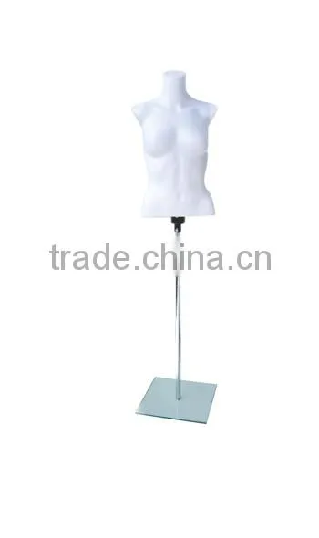 Plastic White Upper-body Mannequin no Head Window Show Top Sale Factory photo-2