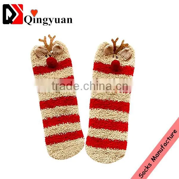 Comfortable Cozy Socks Jacquard Microfiber Socks photo-6