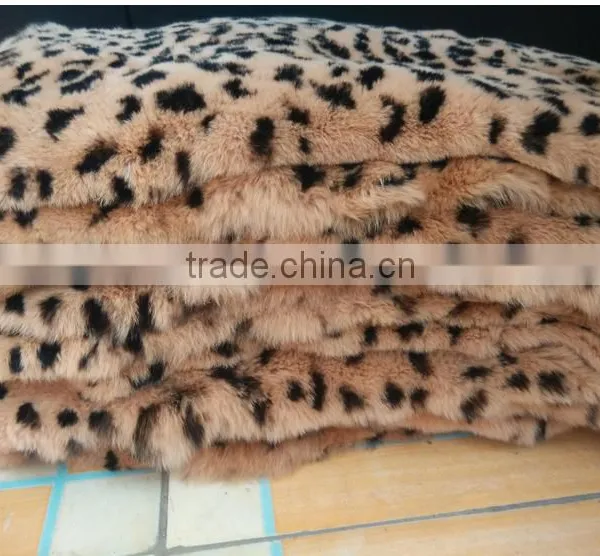 Leopard-print Rabbit Skin Plate photo-4