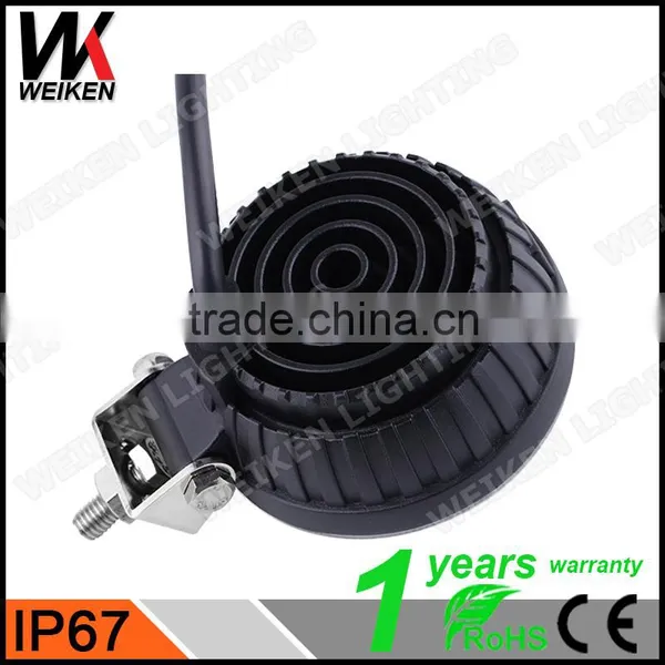 WEIKEN 9W Led Truck Tractor Work Light Ip67 Waterproof 24 Hour Work Light WK-0903 photo-4