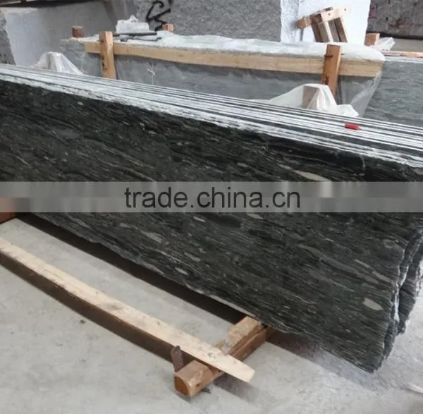 Cheap Olive Green Granite Polished Slab photo-2