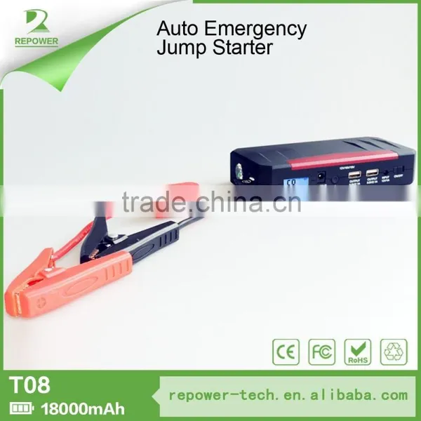 High Power 18000mAh 12v Auto Jump Starter Power Bank photo-4
