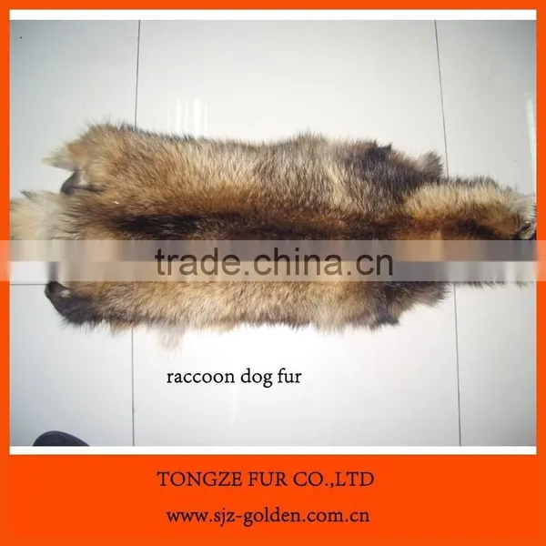 Tanned Raccoon Fur Skin photo-2