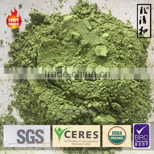 Chinese Wholesale Usda Organic Green Tea Powder Better Than Matcha Japan