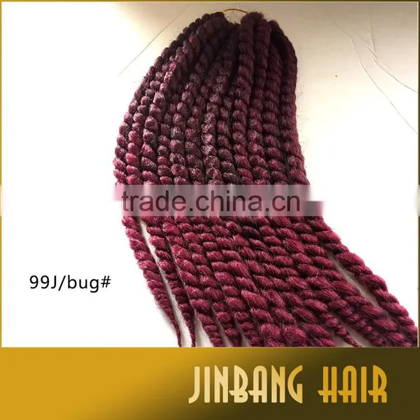 2016 24 Inch 120g Best Price Synthetic Hair Extension 2x Havana Mambo Twist Crochet Braiding Hair photo-2