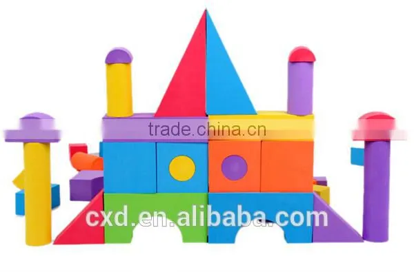 Wholesale Colorful Building Toy Soft Eva Foam Block photo-3