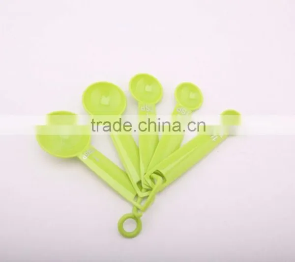 Cheap Price 8-Piece Plastic Measuring Spoons, Green photo-6