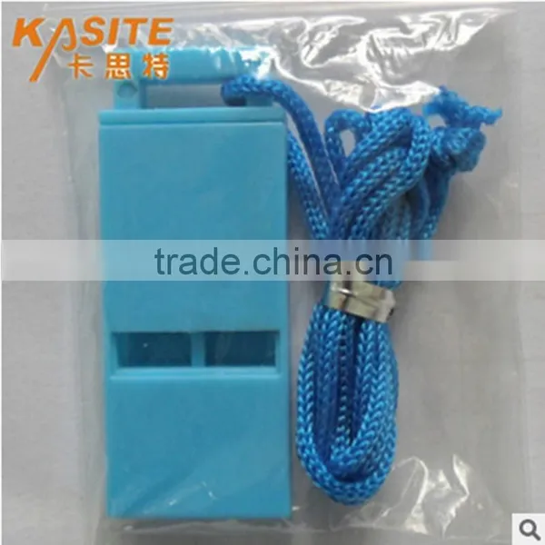 Custom Whistle Lanyard Flat Plastic Whistle Best Survival Whistle