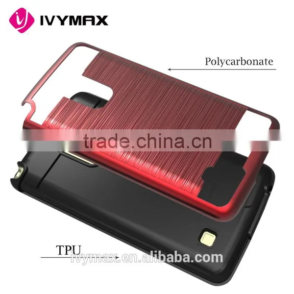 New Arrival Wholesale Motomo Ultra Thin Armor Brushed PC+TPU Cell Phone Case for LG Stylo2 Plus Most Popular photo-6