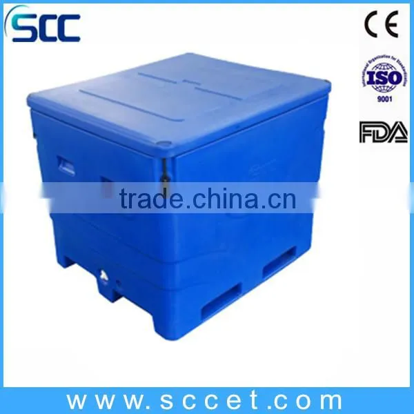 PE&PU Fish Transport Cooler Box for Fork Truck photo-2