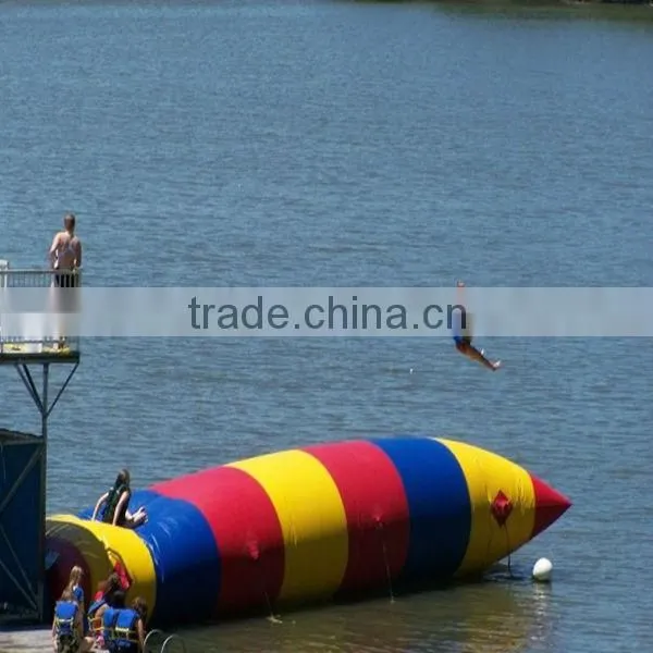 Good Quality PVC 0.9mm Inflatable Water Blob Trampoline photo-4