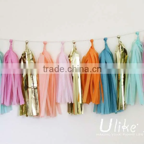 Bulk Diy Tissue Tassel Garland ElegantFoil Diy Garland