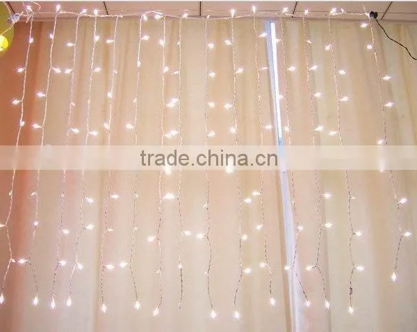 Led Curtain Light Wholesale 3m*3m 300 LEDs 8 Models Linkable Color Changing Led Christmas Curtain Light photo-5