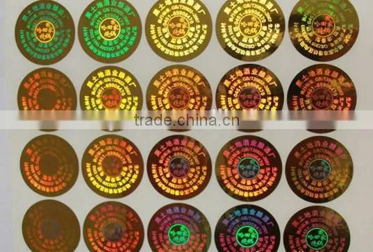 Hologram Laser Anti-Fake Stickers Hologram Sticker Printing