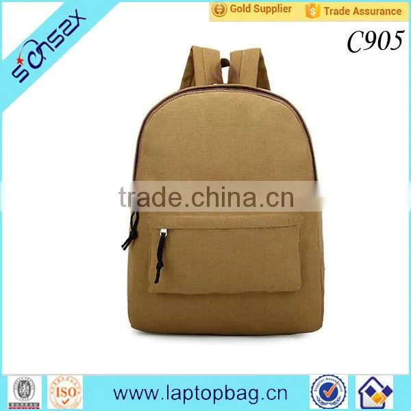 China Manufacturer Wholesale Canvas Shool Backpack Bag Rucksack Supplier's Choice photo-2