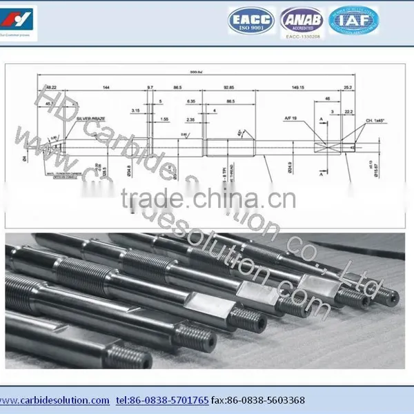 Oil Parts - Cemented Alloy /Tungsten Carbide Choke Valve Stem for Oil Industry photo-2