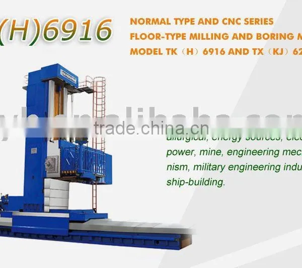 FLOOR-TYPE MILLING AND BORING MACHINE MODEL TK6916