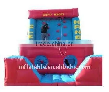 Children Inflatable Rock Climbing Wall Amusement