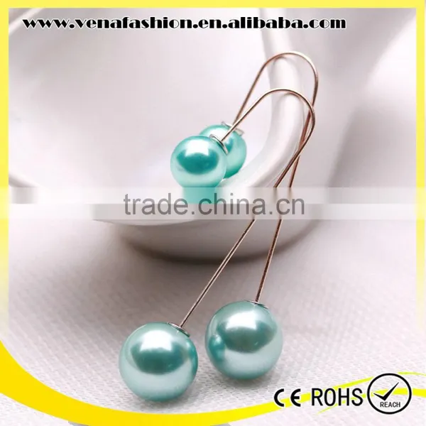 Manufacturer Double Pearl Latest Design of Pearl Earring Quality Choice photo-4