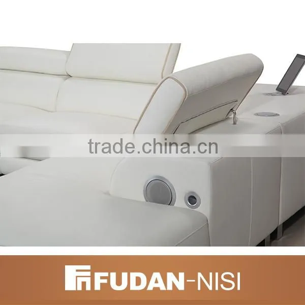 2016 Modern Classic Leather Music Sofa photo-2