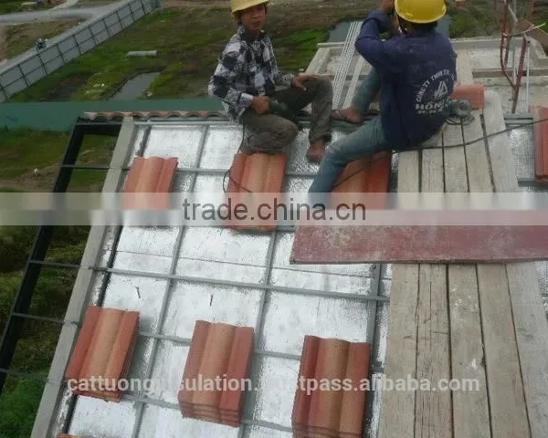 Fireproof Foil Bubble Insulation PE Foam Soundproof Sunshade Reflective Double-sided Roll Wrap photo-3