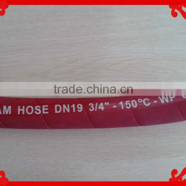 High Temperature Wire Braided Steam Hose, Red Color Steam Hose photo-2
