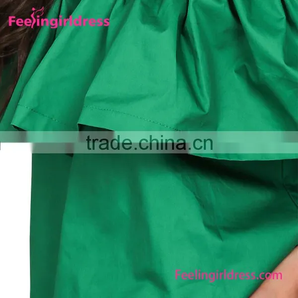 Free Sample Satin Blouse Cheer Leading Costume Designs photo-3