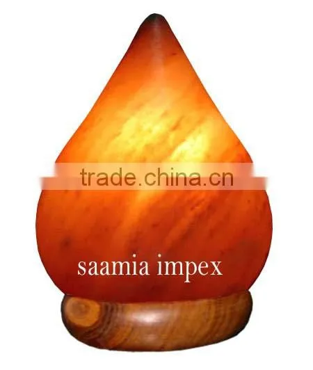 Himalayan Rock Salt Lamp Tear Drop photo-3