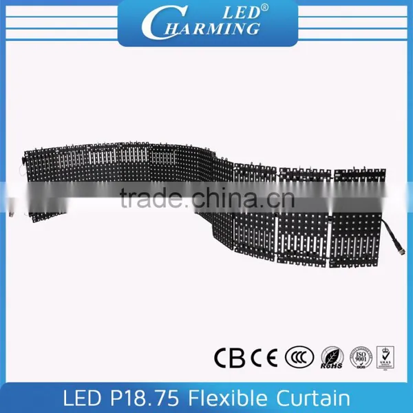 2016 Indoor Led P18.75 Curtain Screen/Wholesale Pioneer dj Screen/wedding Stage Backdrop Light Display photo-4