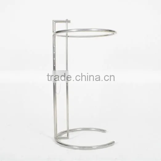 Modern Small Round Glass Table Eileen Gray Adjustable Glass Table photo-3
