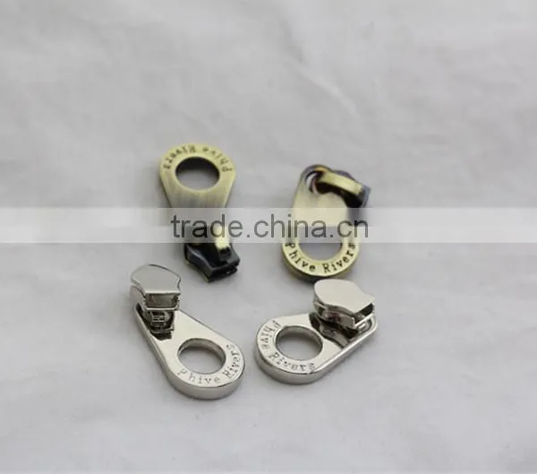 Classic Metal Zipper Slider Zip Puller Zipper Head for Bags photo-4