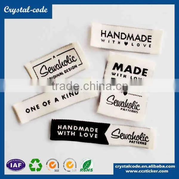 Laundry Adhesive Embroidred Sew in Name Garment Label photo-3