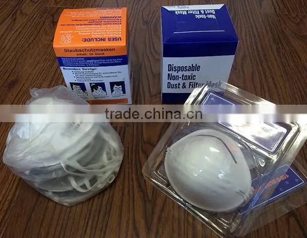 Factory Price Trade Assurance EN149 Disposable Protective Dust Mask photo-3