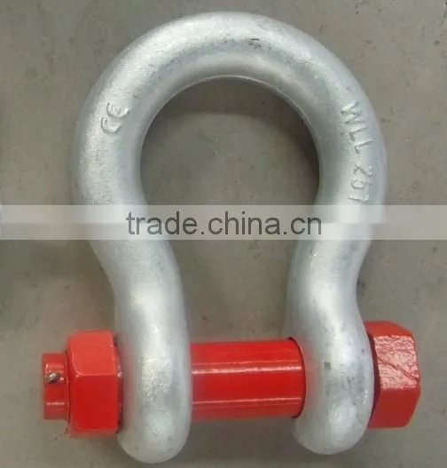 M4 Electric Galvanized Carbon Steel Bow Shackle photo-4