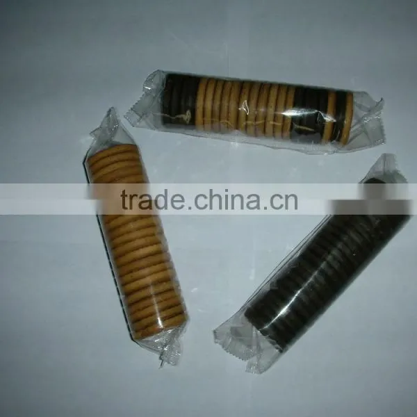 Automatic Single Row Biscuit/ Cookies on Edge Without Tray Flow Packing Machine photo-6