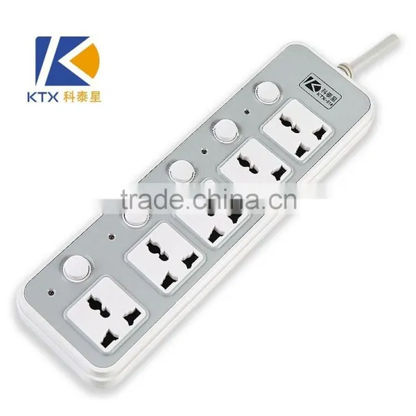 5 Way Universal Electric Power Extension Socket With Switch