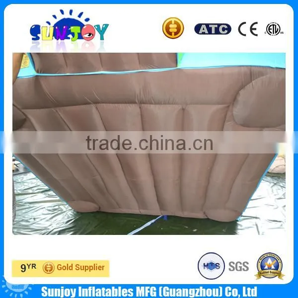 Mini Inflatable Nylon Oxford Jumping Bouncer In Stock photo-6