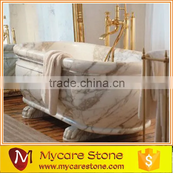Luxury Bathroom Marble Stone Bathtub for Villa photo-4