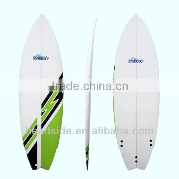 2014 Stylish 6'2'' PU Surf Shortboard Made in China