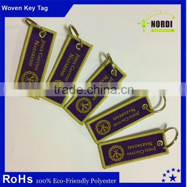 Customized Christmas Gift Embroidered Keychain for Multiple Keys photo-6