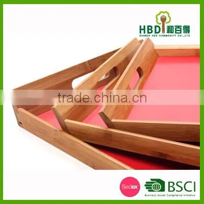 Hot Selling Bamboo Trays,Bamboo Breakfast Tray,Bamboo Food Tray photo-5