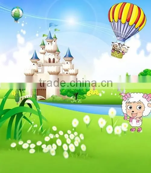 2015 Vinly Cartoon Wallcovering for Kids/decorative Mural Wallpaper for Kids Room photo-3