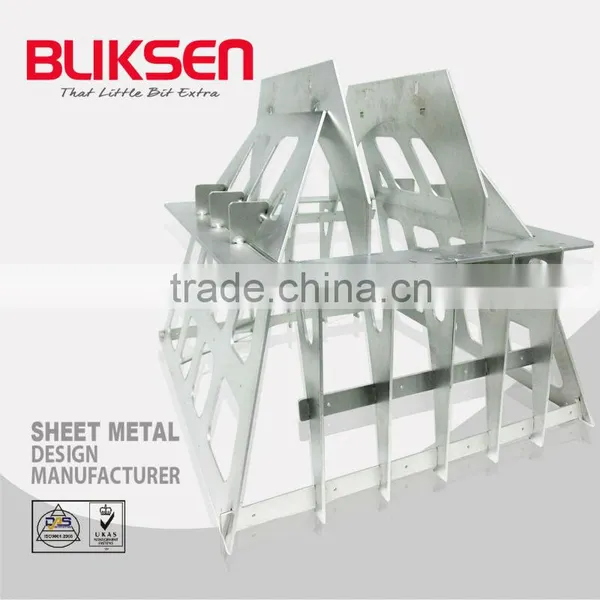 Aluminium Wall Mount Hang Rod Round Tube Bracket photo-4