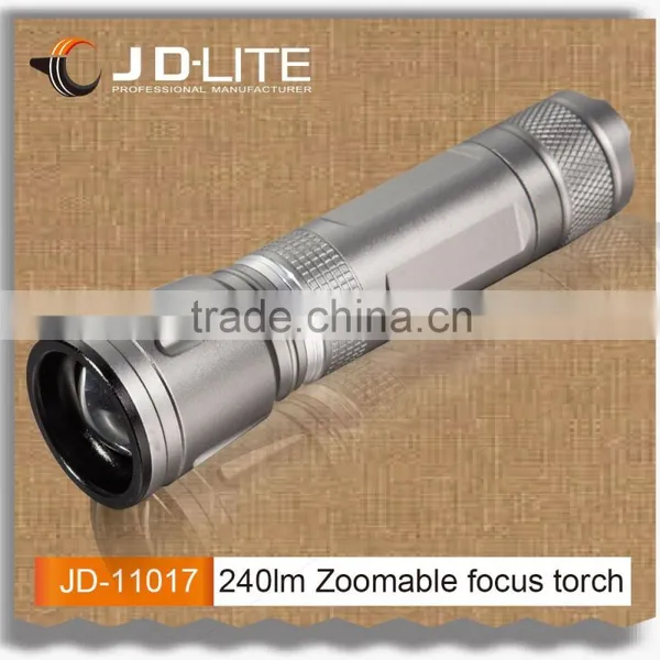 The Zoom Focus Aluminum Material Led Flashlight, C REE Power Led Flashlight for Outdoor Activities photo-2