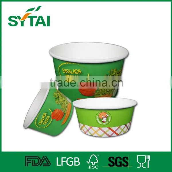 Wholesale Fruit Salad in Salad Paper Container Disposable Cups