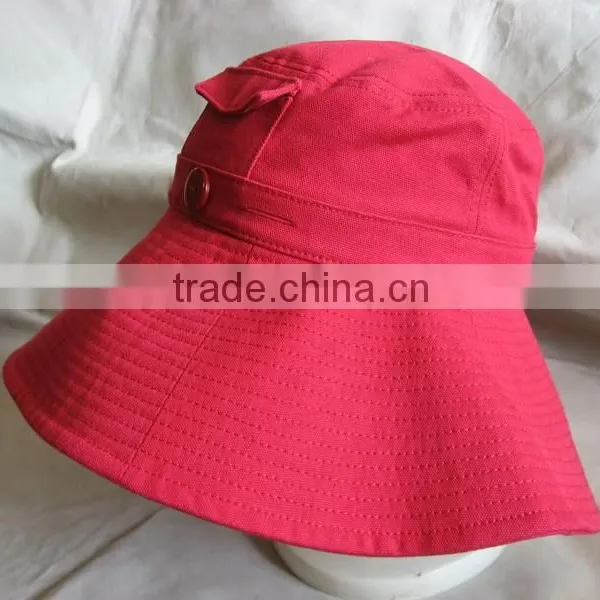 Good Quality Cheap Red Bucket Hats photo-2