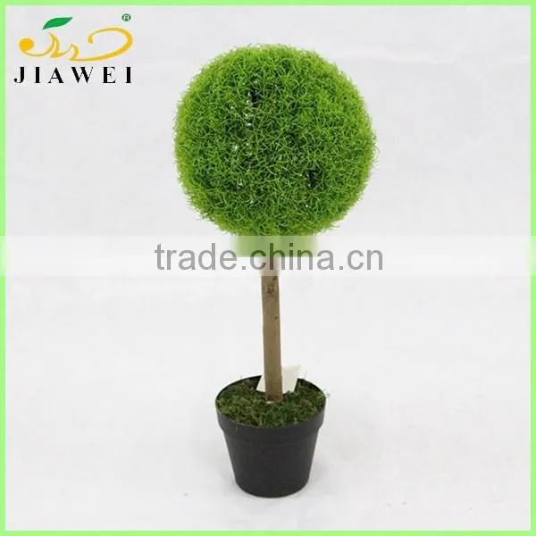 Wholesale Big Artificial Green Grass Ball Bonsai for House Decoration