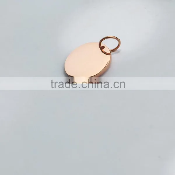 Competitive Advantage Custom Stainless Steel Blank Round Pendant photo-4
