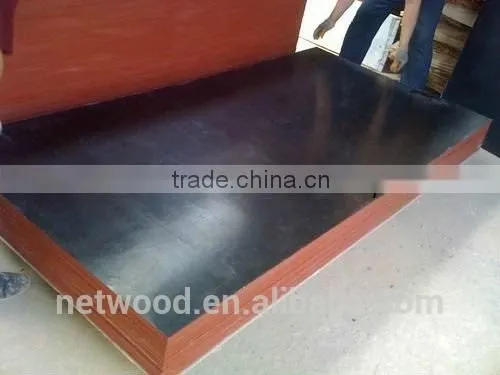 One Time/two Time Hot Press 12mm Brown/black/ Film Faced Plywood Linyi China Factory photo-2