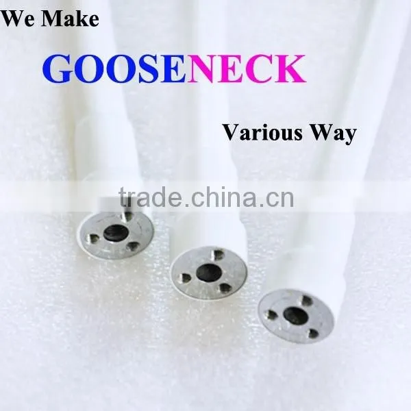 White Silicone Covered Metal Gooseneck for Medical Machine photo-2
